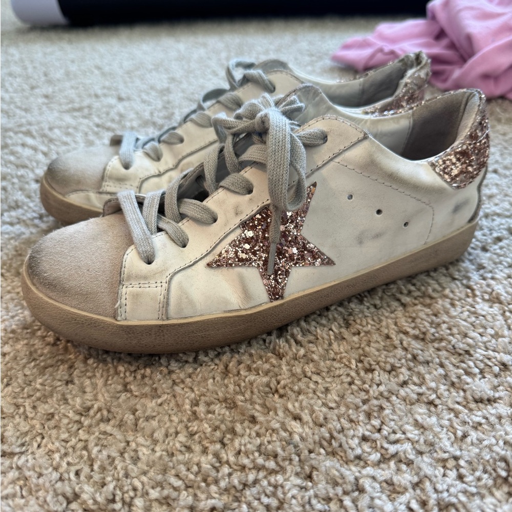 Superstar glitter sneakers